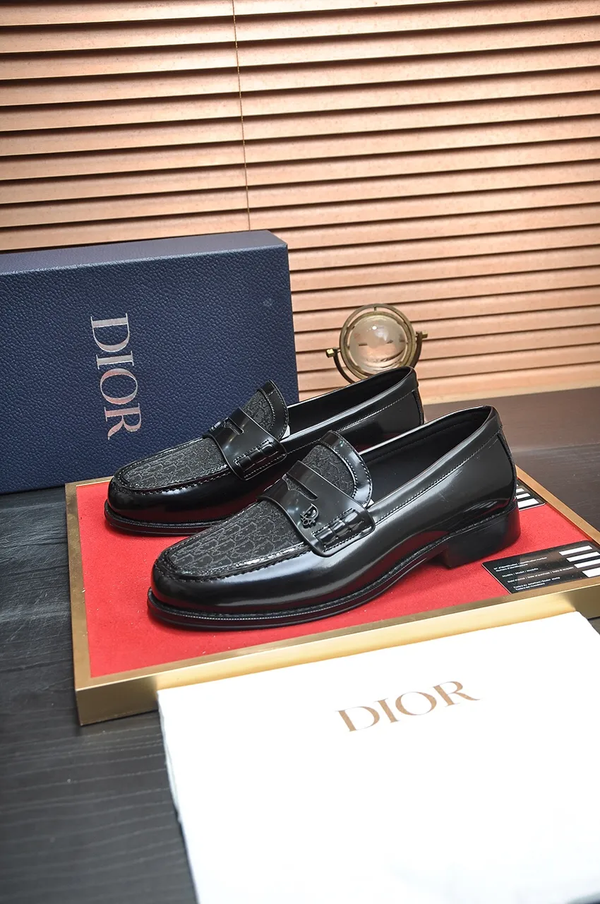 Men's shoes 💰560💶[Dior] (water-dyed cowhide lining) Dior original 1:1 high-quality factory, imported original materials, imported raw cowhide, water-dyed cowhide lining, original TPU outsole, code number: 38-44